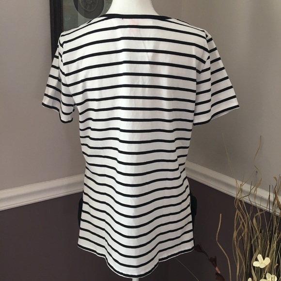 Joe Fresh Striped Shirt with Side Bows Size Large - Picture 4 of 6